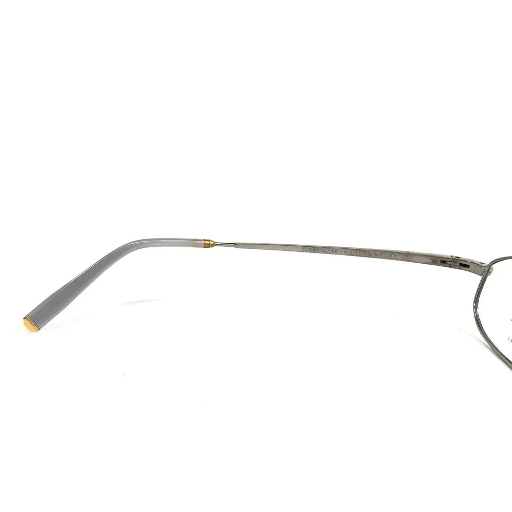 Augar Eyeglasses Frames HT161 GRIS Red Silver 22KT GP Gold Plated 52-20-135